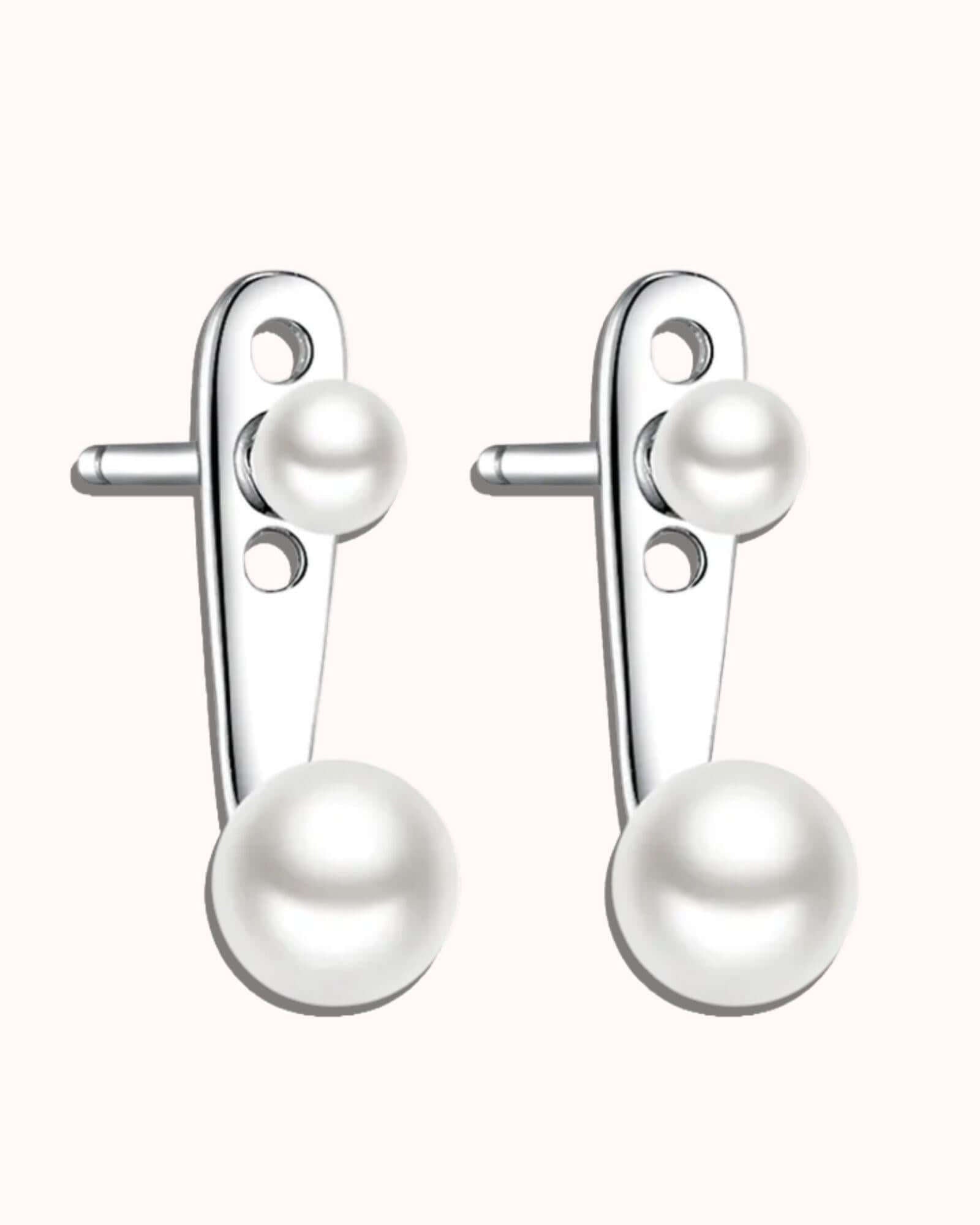 Aluna Pearl jacket Earrings
