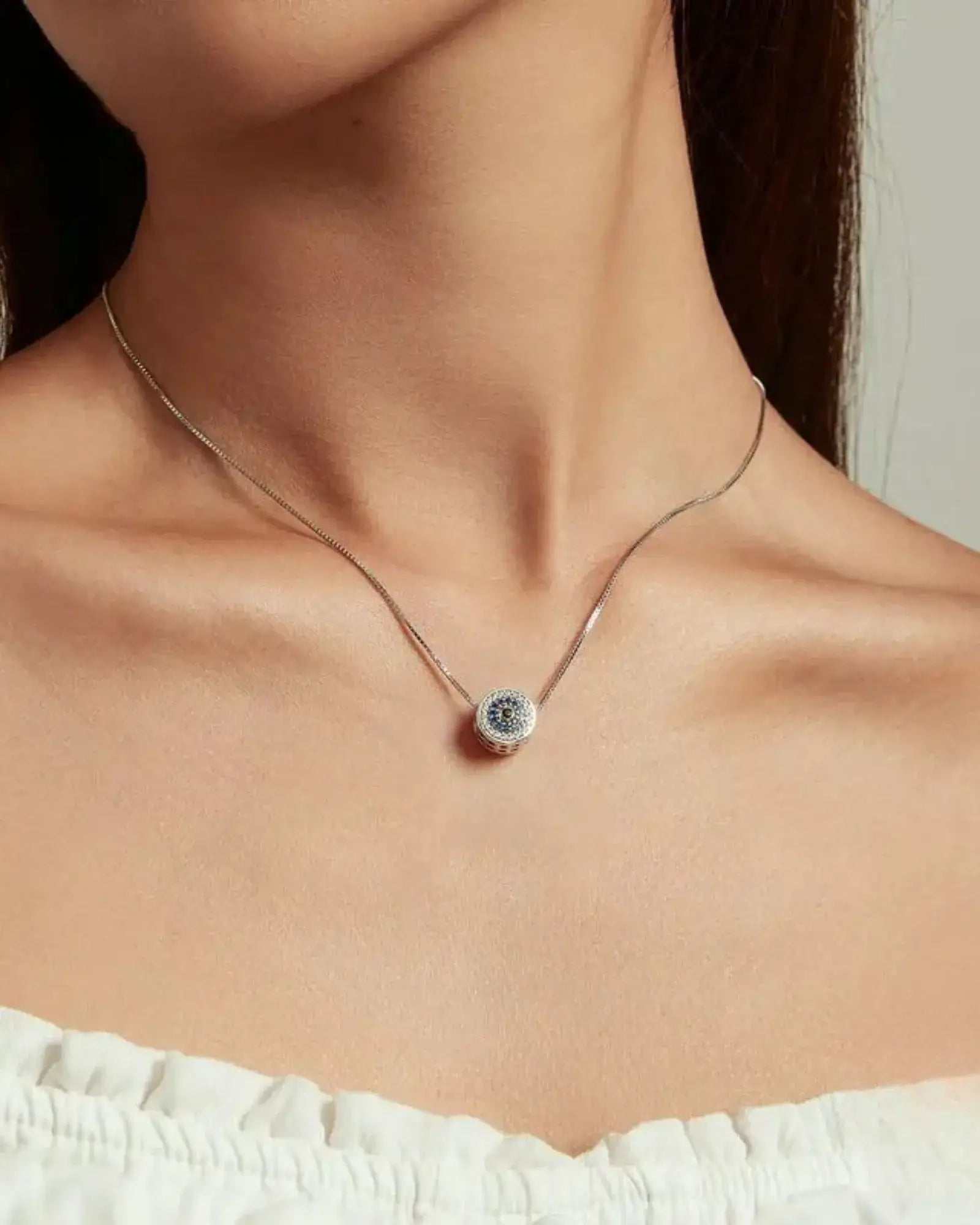 Blue Evil Eye Necklace