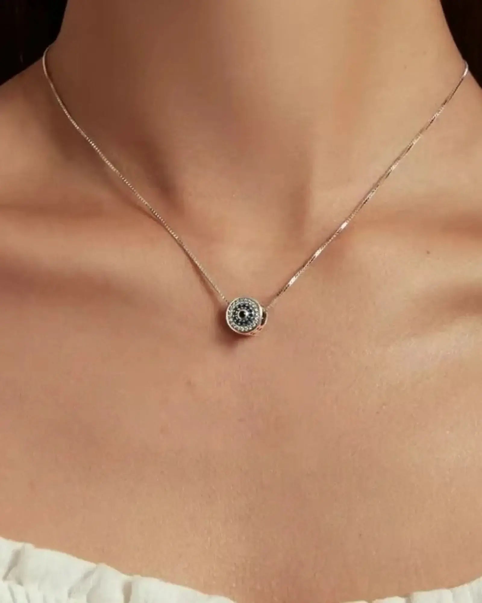 Blue Evil Eye Necklace