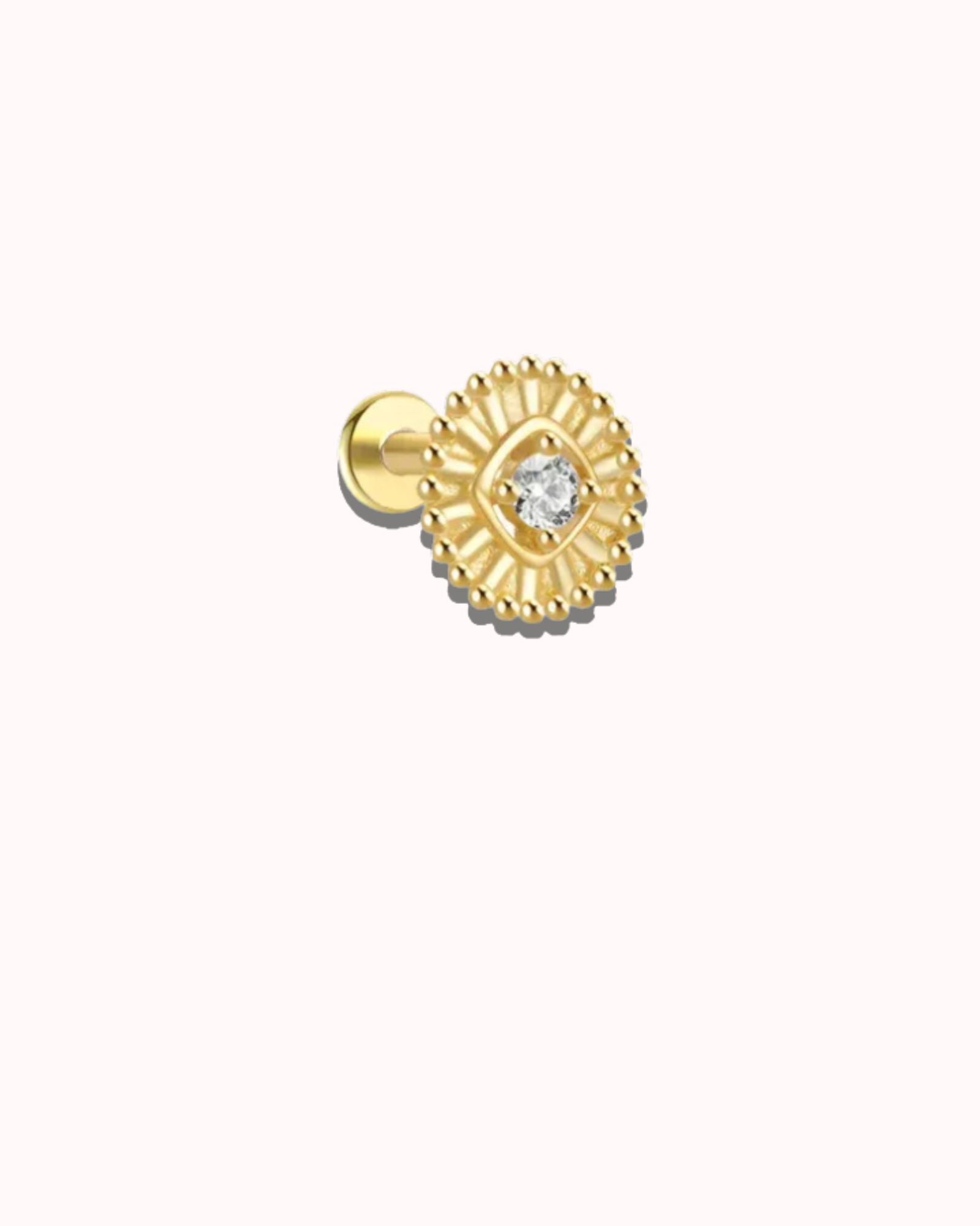 Radiant Wheel Flat back studs