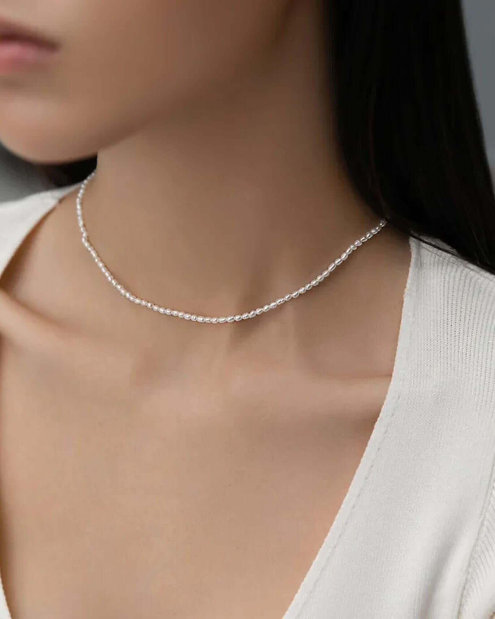 Lumii Freshwater Pearl Choker Necklace