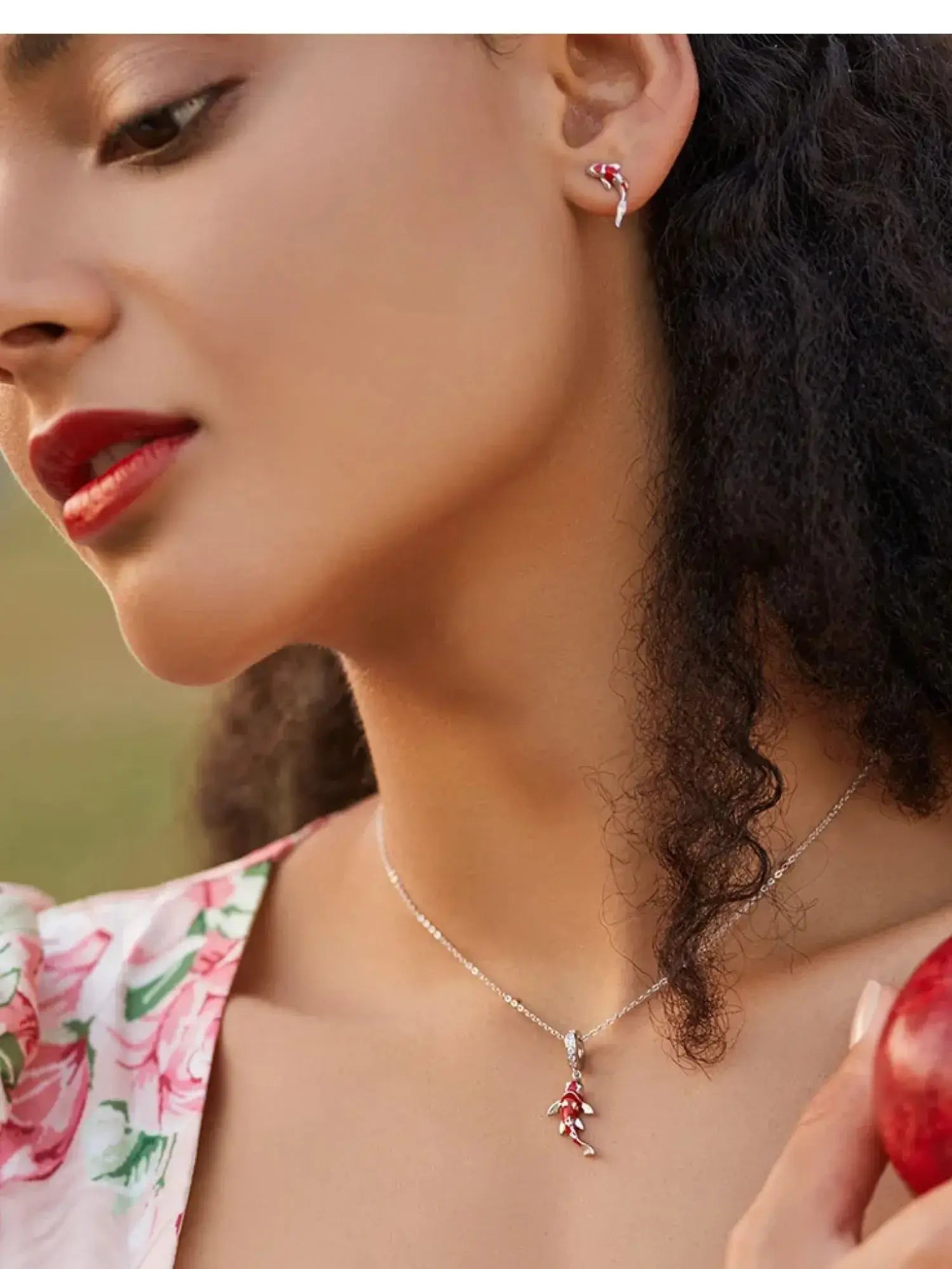 Lucky Red Koi Fish Charm