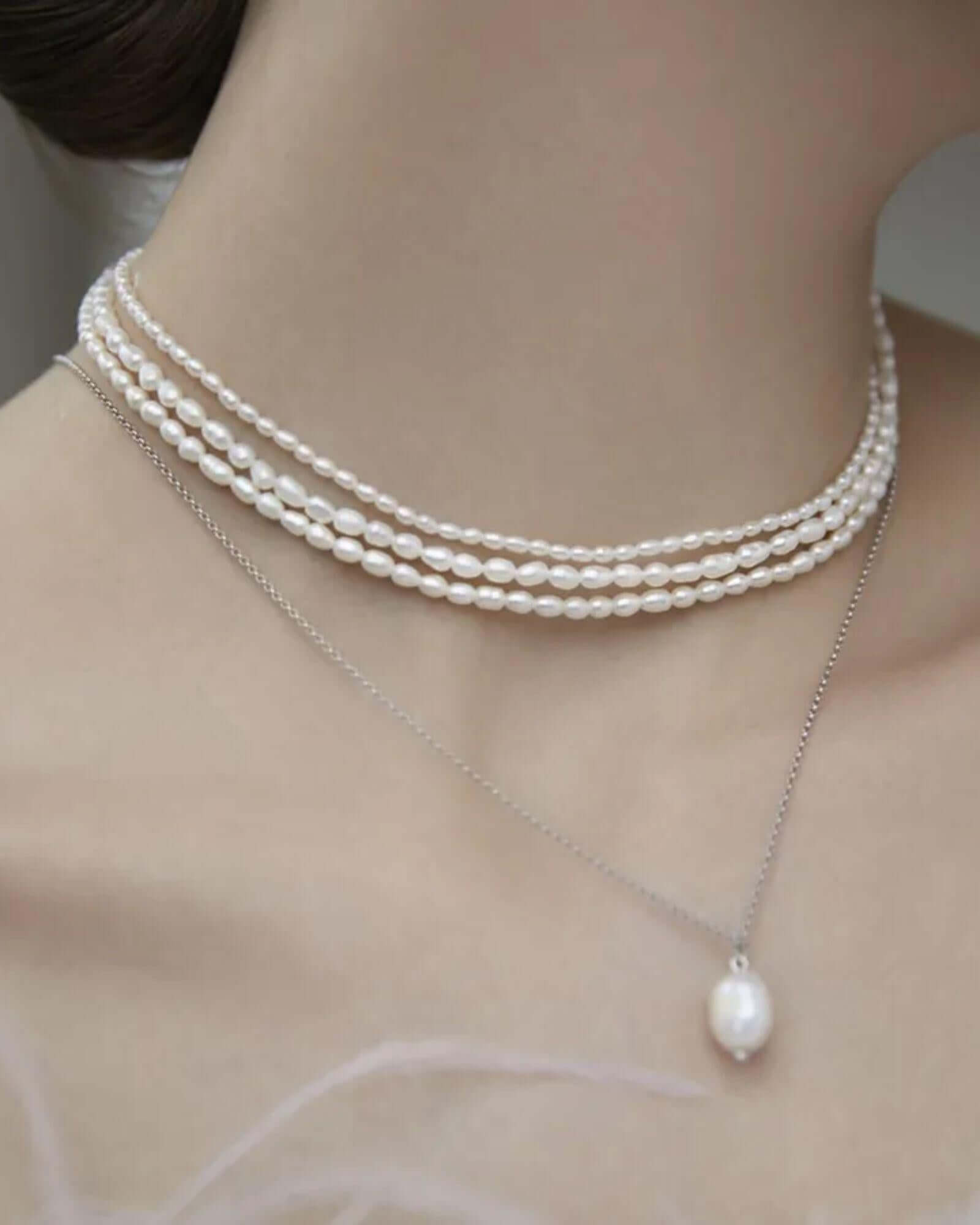 Lumii Freshwater Pearl Choker Necklace