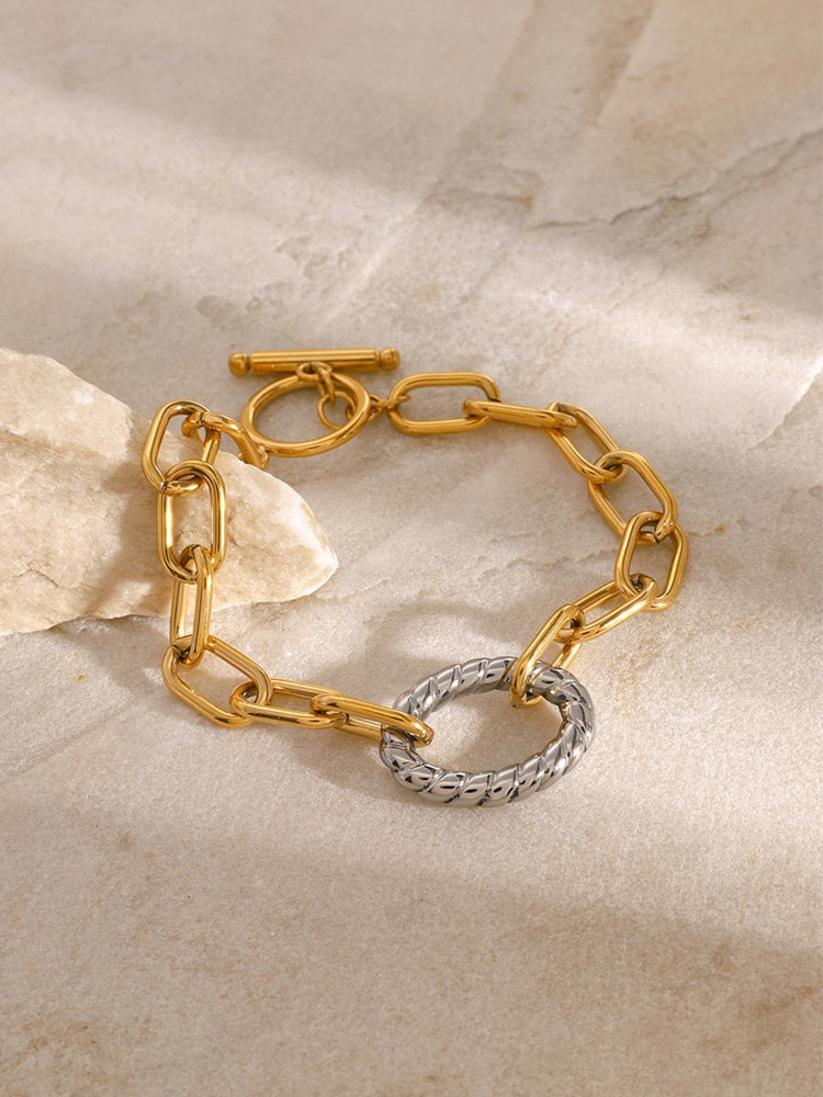 Chunky Chic Oval Bracelet