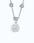 White Water Droplet Necklace