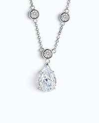 White Water Droplet Necklace