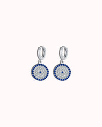 Circle Evil Eye Earring