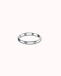 plain silver ring showcasing a sleek and polished design, perfect for daily wear and minimalistic elegance.