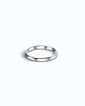 plain silver ring showcasing a sleek and polished design, perfect for daily wear and minimalistic elegance.