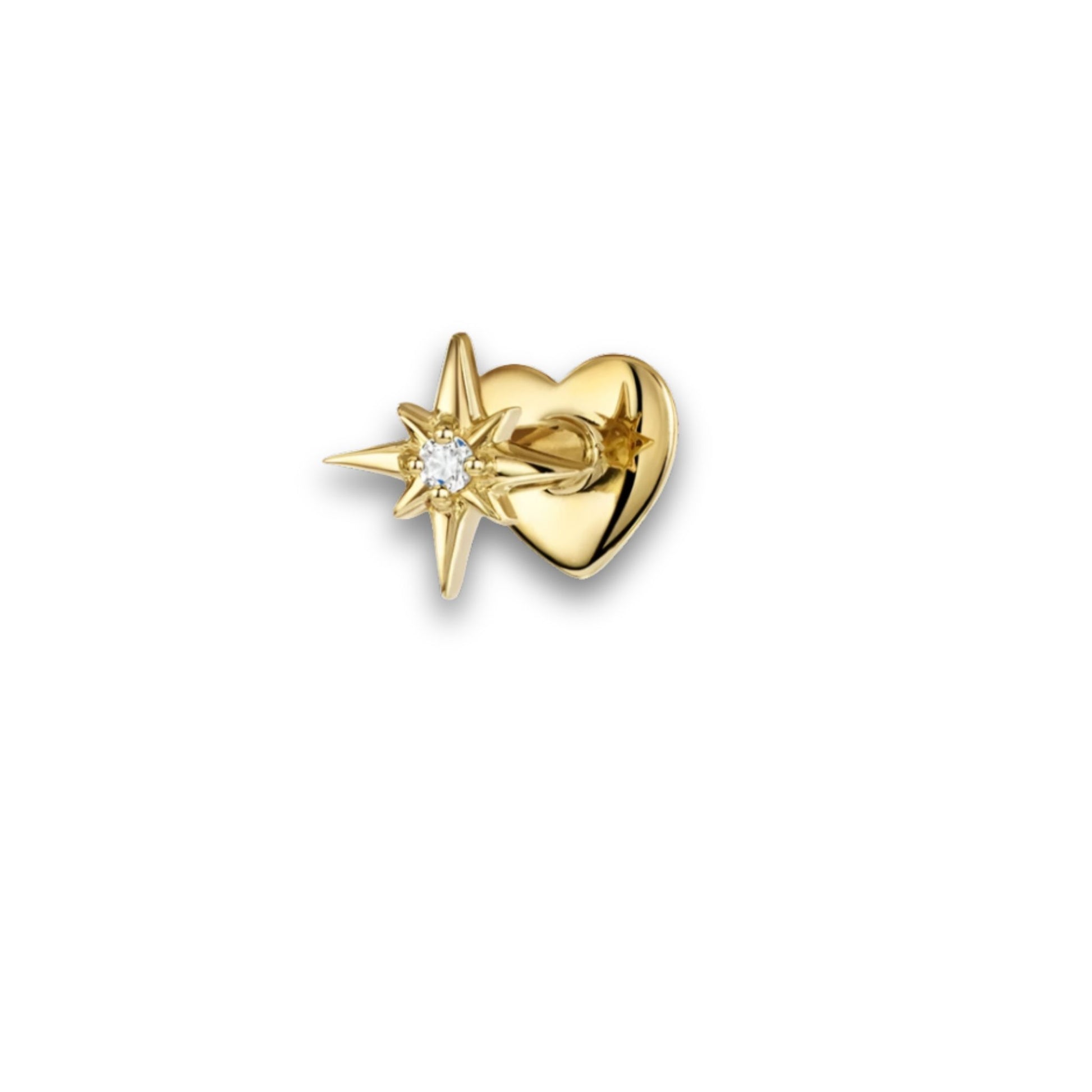 Sterling Silver Flat Back Stud Earring
