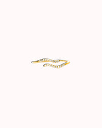 Minimalist Single Wave Ring
