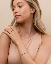 Radiance Tennis Bracelet Silver