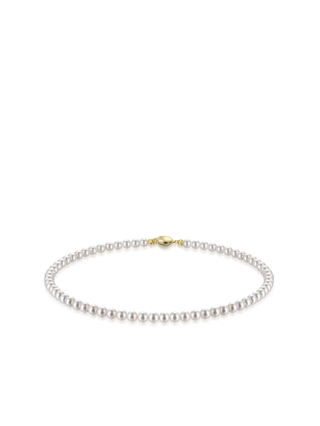 White Pearl Vintage Choker Necklace made of 925 sterling silver, featuring elegant pearls and a timeless design.