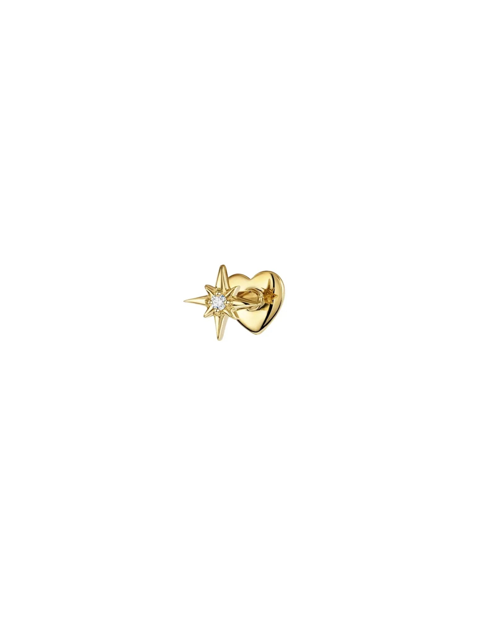 Sterling Silver Flat Back Stud Earring