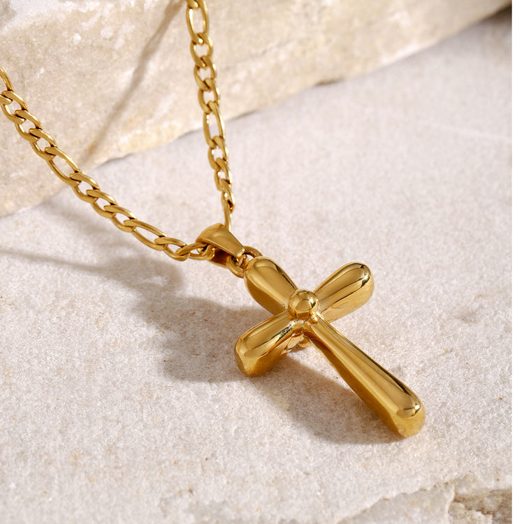 Chunky Chic Cross Necklace