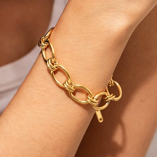 18k gold plated Chain  bracelet