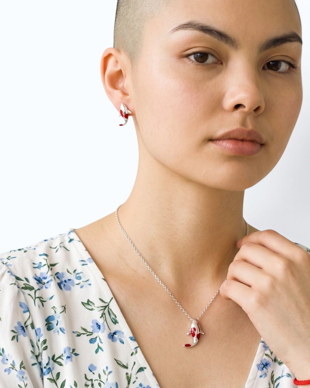 Koi Fish Pendant Necklace