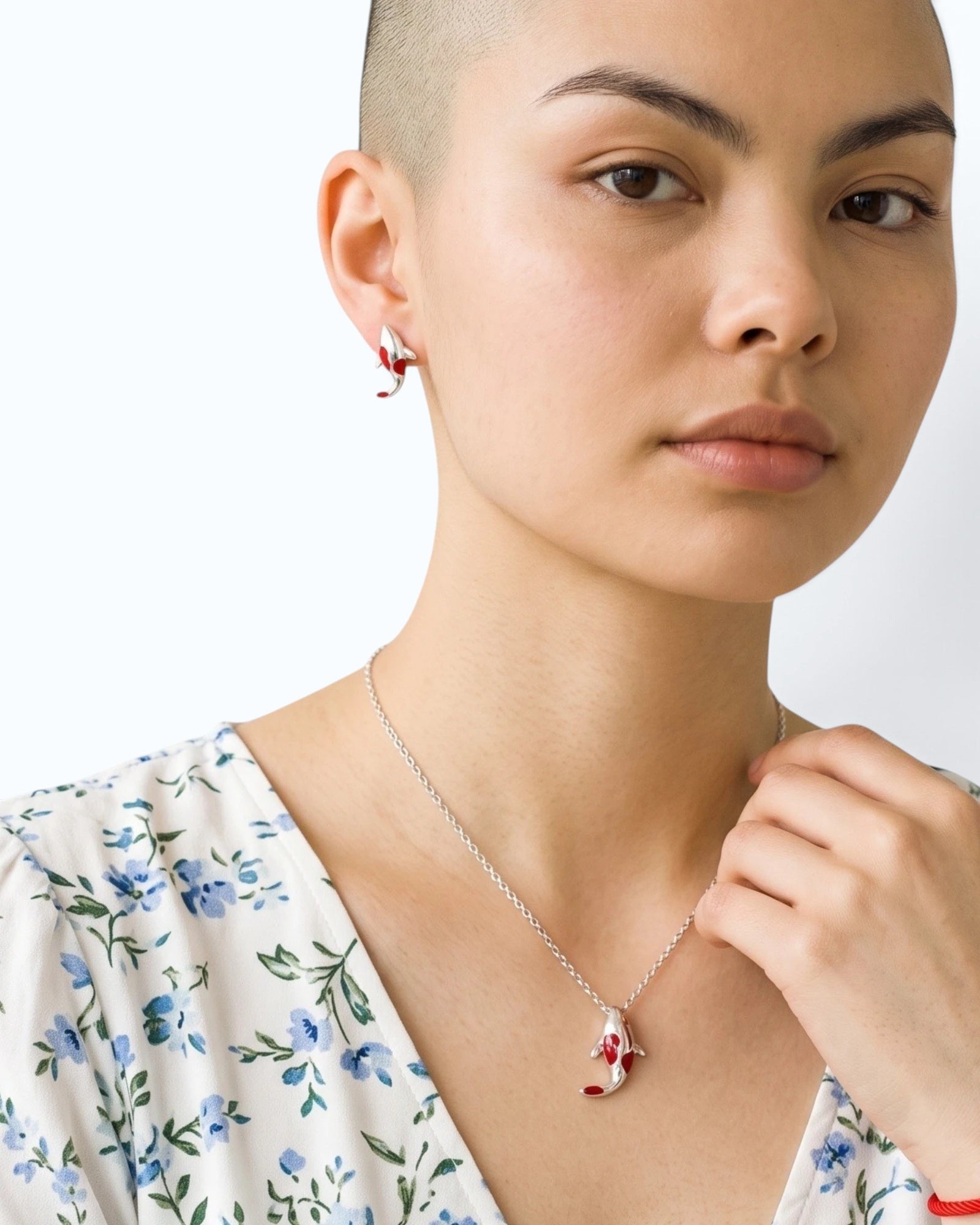 Koi Fish Pendant Necklace