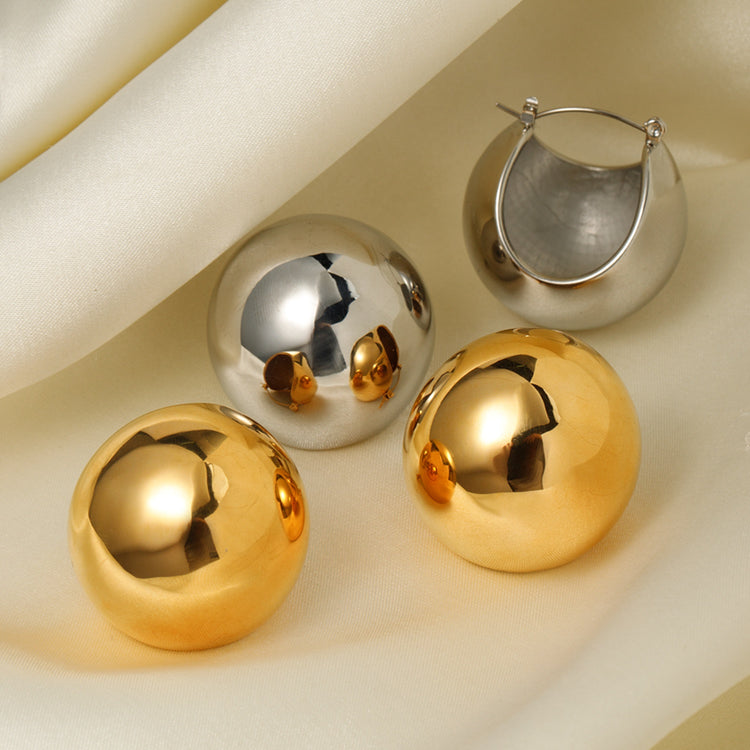 Chunky Chic Ball Earrings