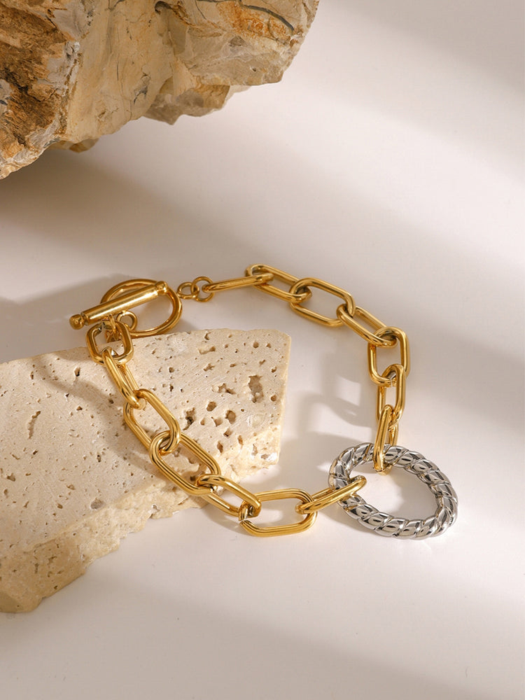 Chunky Chic Oval Bracelet